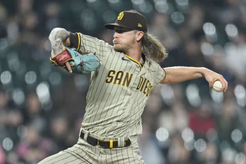 休士頓太空人休賽季補強左牛海德(Josh Hader)。法新社