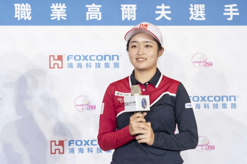 鴻海贊助選手 吳佳晏 致詞。大會提供
