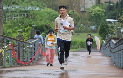陳冠宇希望能代表澎湖參加年底的全民運定向越野賽。大會提供