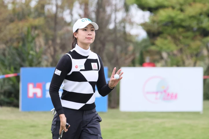 侯羽桑以四回合總桿287桿(-1)並列第二,為台灣選手中成績最佳。Tlpga提供/葉勇宏攝