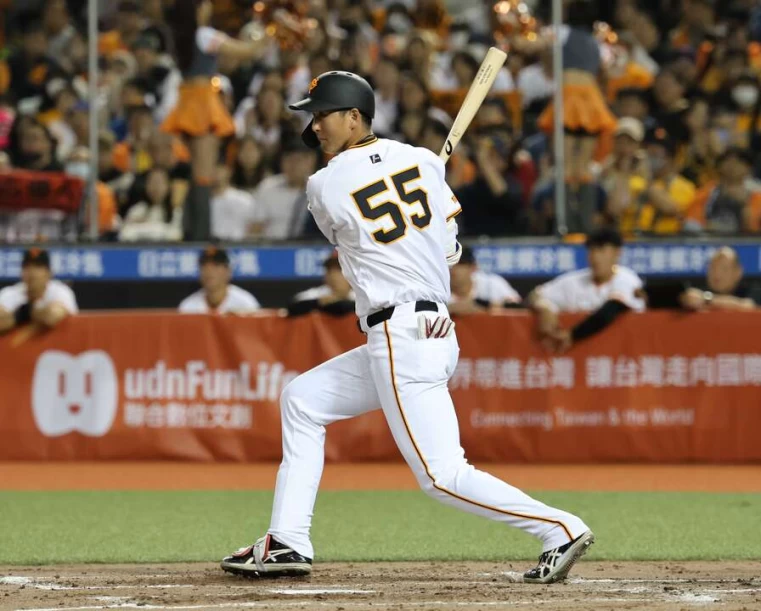 秋廣優人單場3安3打點。李天助攝
