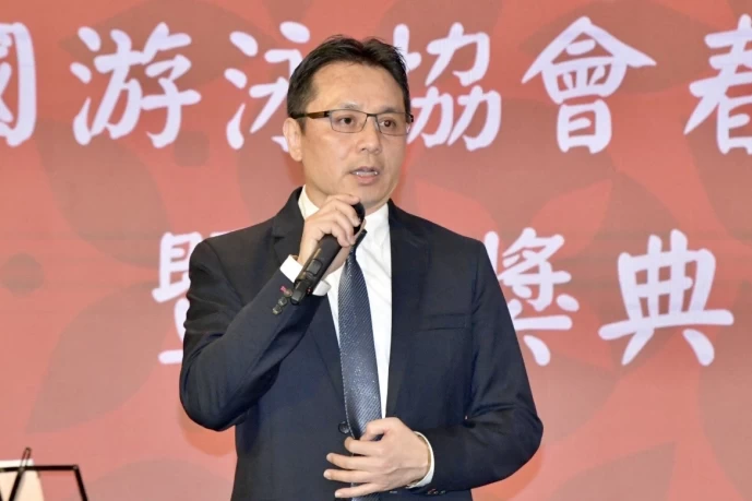 中華民國游泳協會秘書長曾正宗銳意革新。台中市運動局提供
