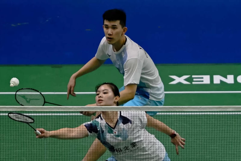 中租葉宏蔚／李佳馨晉全英賽混雙16強。法新社