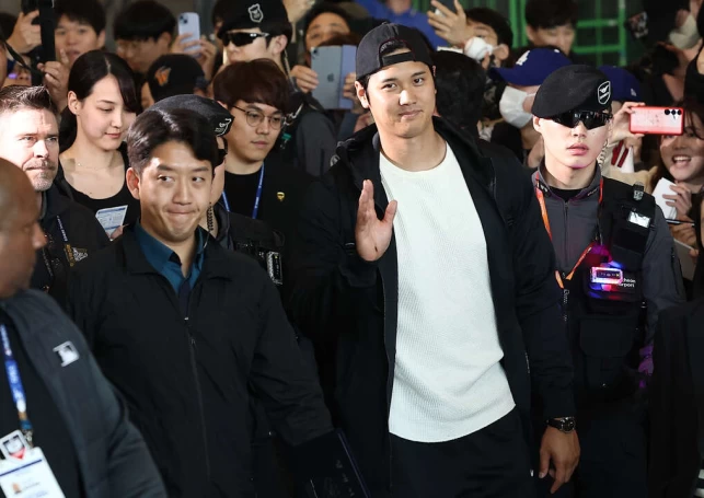 大谷翔平的人氣連隊友都覺得不可思議。法新社