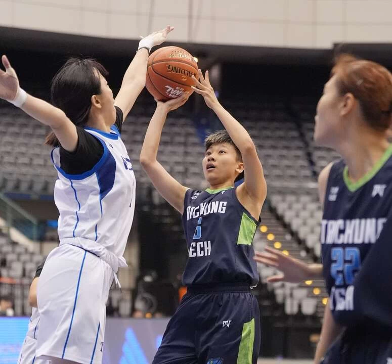 臺中科大姜怡均轟進全場最高21分,另有8籃板3助攻4抄截。大專體總提供