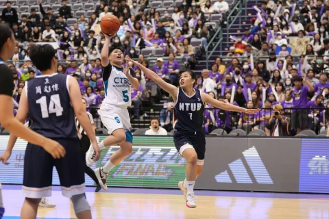 廖家綺投進4顆三分彈轟進全場最高22分,另有5籃板6助攻3抄截。大專體總提供
