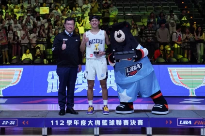 政治大學游艾喆贏得公開男一級Mvp。大專體總提供