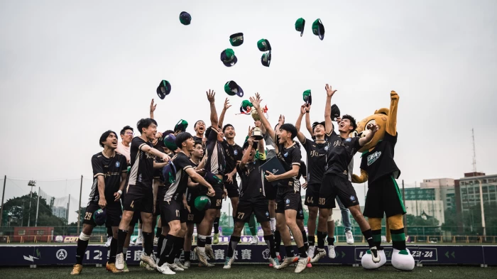 輔仁大學拿下男一級挑戰組冠軍。大專體總提供