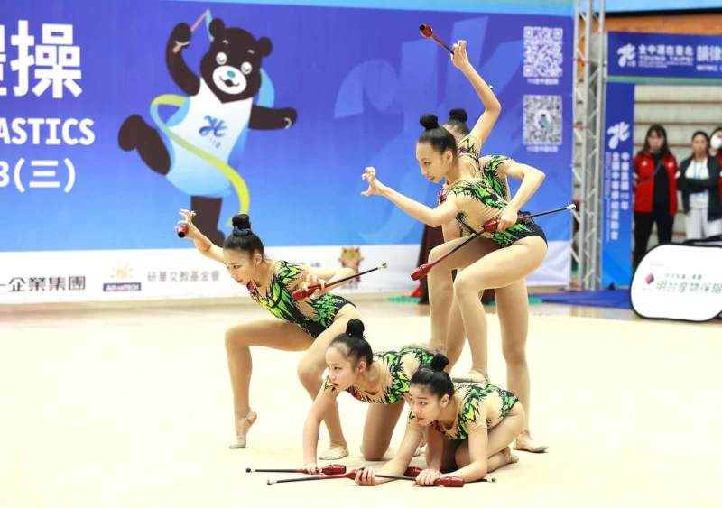 臺南市復興國中奪得團體全能金牌。全中運提供