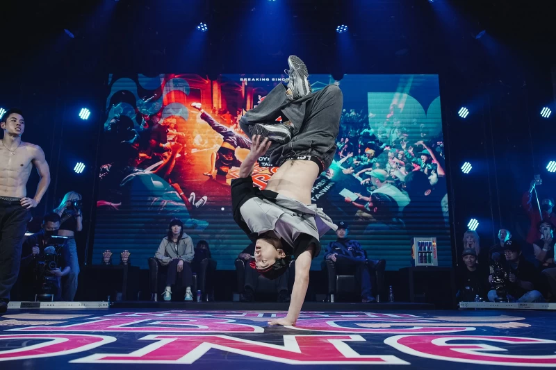 B-Boy Jasper吳定杰於2024 Red Bull Bc One 台灣大賽成功挑戰史上最年輕B-Boy冠軍。Red Bull提供