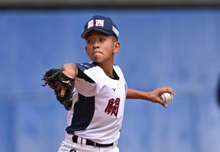 田恒宇中繼4.1局拿下勝投。台灣世界少棒聯盟提供