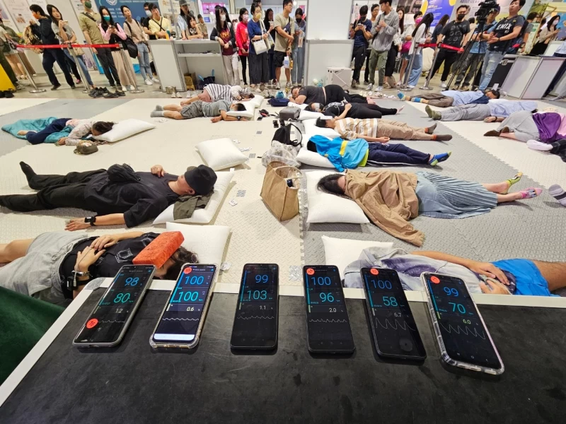 2024睡眠療癒展,使用麗臺科技穿戴式血氧監測儀
