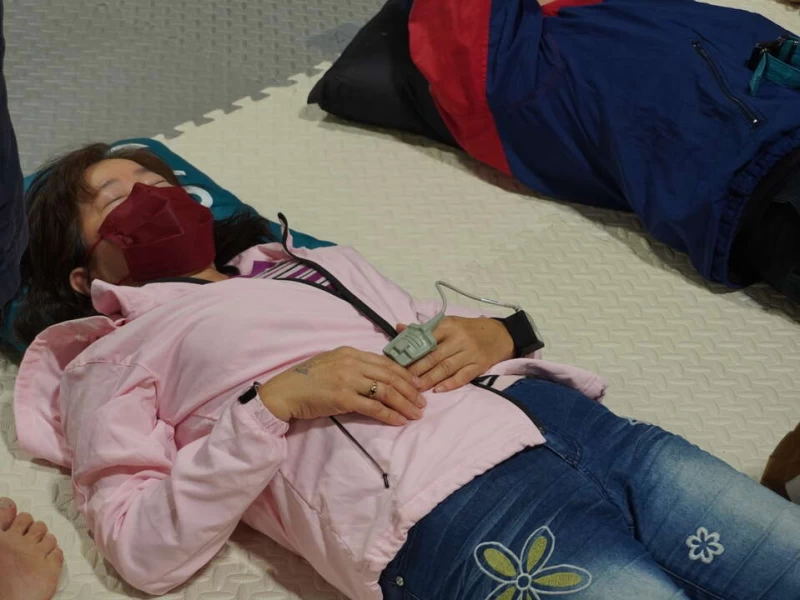 2024睡眠展,睡覺大賽使用麗臺科技穿戴式血氧監測儀