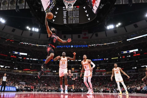 懷特(Coby White)今天轟下生涯最高的42分。法新社