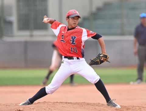 江柏瑋完投勝。台灣世界少棒聯盟提供