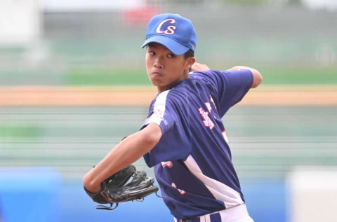 沈宥丞先發5.2局。台灣世界少棒聯盟提供