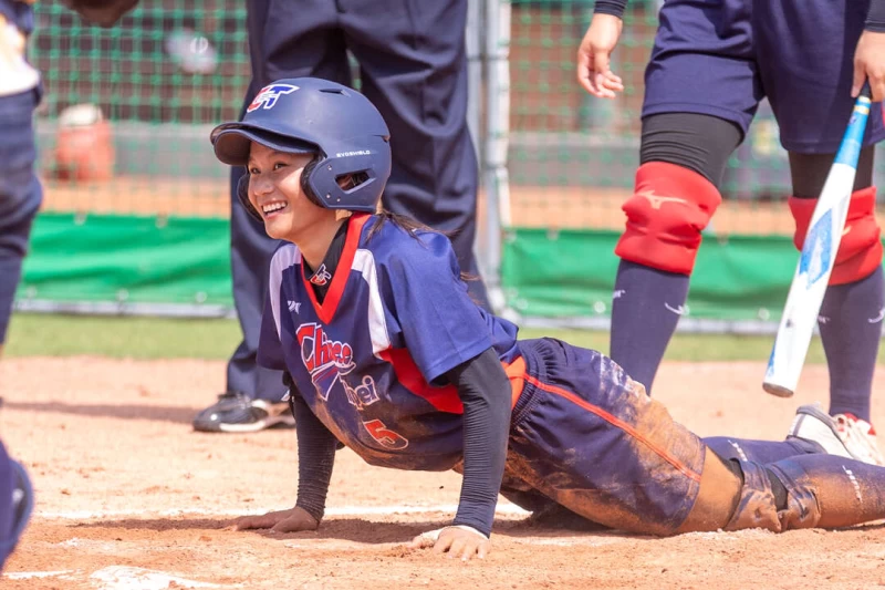 U18培訓隊林瑋琪締造場內全壘打。（中華壘協提供）