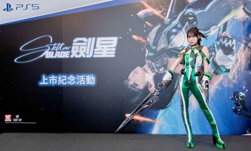 知名啦啦隊女神李多慧化身劍星女主角伊芙與玩家見面。官方提供