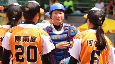 身為捕手的廖保琇也想拚成人國家隊。（顏如玉攝）