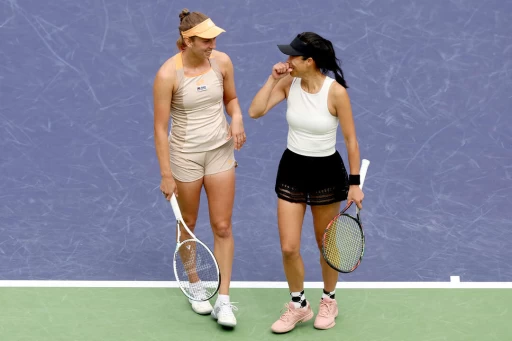 謝淑薇/梅兒騰絲(Elise Mertens,比利時)組合無緣馬里女雙決賽。資料照片