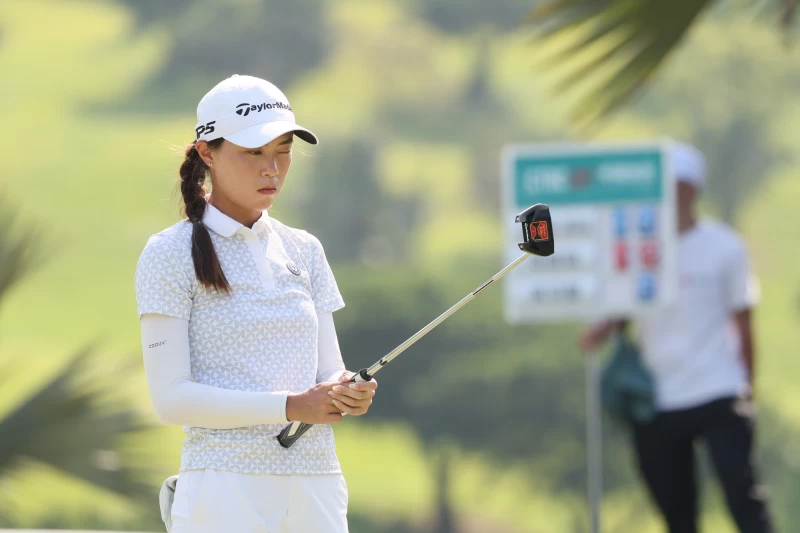 張靖翎以兩回合總桿142桿-2並列領先。大會提供