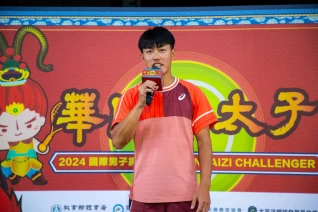 選手代表許育修致詞。海碩整合行銷提供