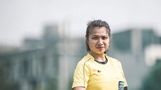 台灣新生代表女裁判楊舒婷。（勁球網提供)