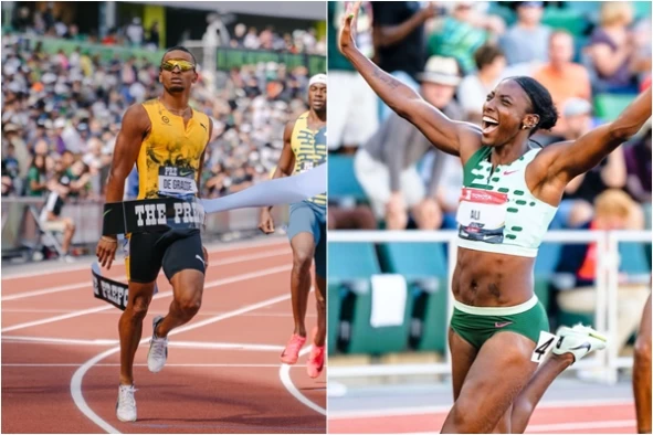 台北田徑公開賽升格後,包括東京奧運男子200公尺金牌德格拉斯(Andre De Grasse)、里約奧運女子100公尺跨欄銀牌阿麗(Nia Ali)都將來台。田徑協會提供