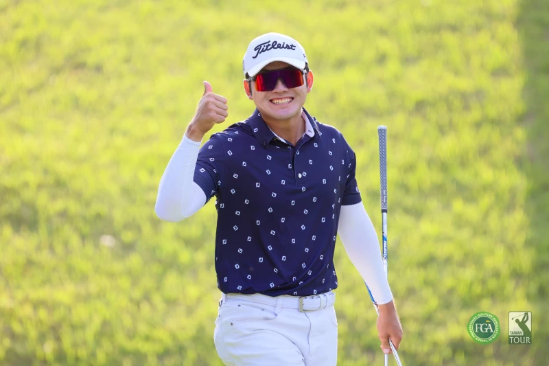 劉永華以70桿-2暫並列第四。Tpga／林聖凱攝影