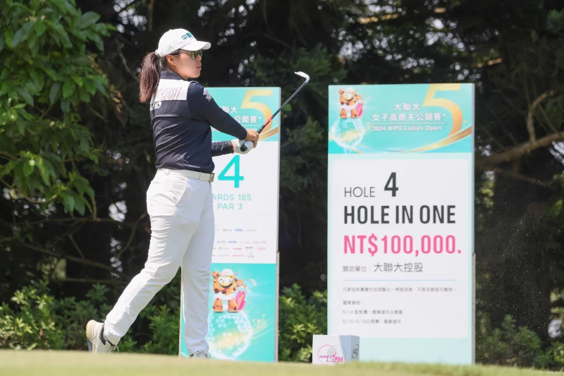 安禾佑以兩回合總桿141桿-3暫時並列第三。Tlpga提供／葉勇宏攝