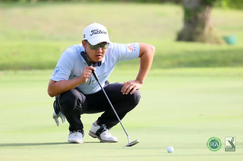 何祐誠以兩回合總桿140桿-4暫並列第二。Tpga／林聖凱攝影