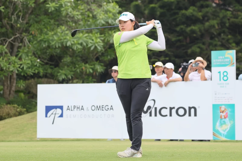 安禾佑以三回合總桿低於標準桿7桿的209桿躍居單獨領先。Tlpga提供/葉勇宏攝