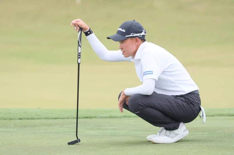 陳萱以三回合總桿210桿-6暫並列第二。Tlpga提供／葉勇宏攝