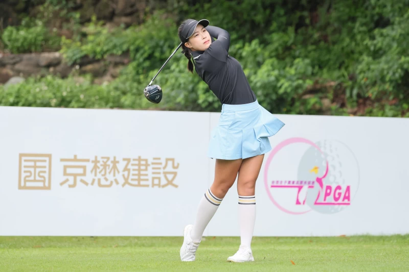 陳薇安第一回合打出69桿-3暫排第三。Tlpga提供／葉勇宏攝影