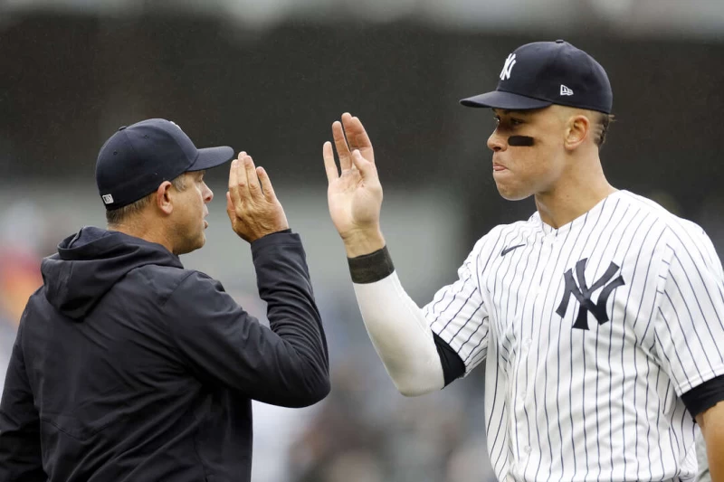 紐約洋基賈吉(Aaron Judge)是目前大聯盟全壘打王,球迷們都期待他在今年全壘打大賽上展現怪力。法新社