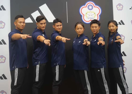 中華男女奧運射箭隊加入Team adidas。詹健全攝