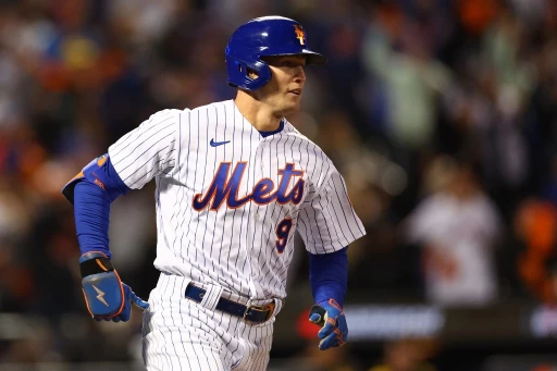 紐約大都會當家外野手尼莫(Brandon Nimmo)離奇受傷。法新社