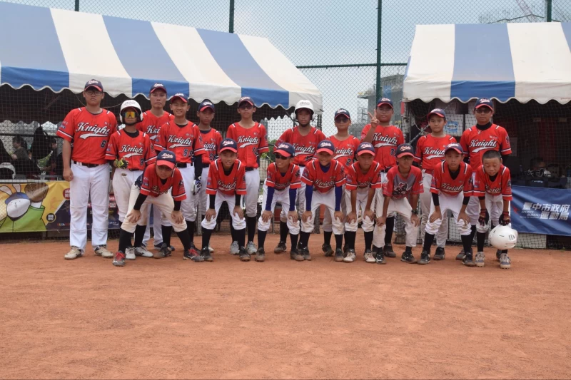 台中騎士U12預賽全勝晉級。台灣世界少棒聯盟提供