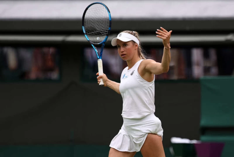 哈薩克球員普亭塞娃(Yulia Putintseva)爆冷擊退頭號種子。法新社