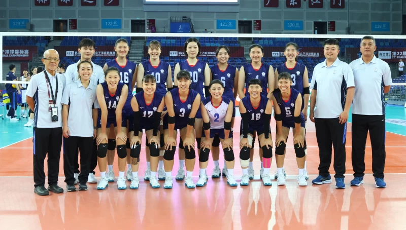 中華U20女排拿下亞錦賽第六名。官方提供