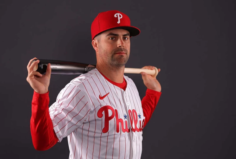 費城費城人今天釋出本季打擊狀況極差的快腿梅里菲爾德(Whit Merrifield)。法新社
