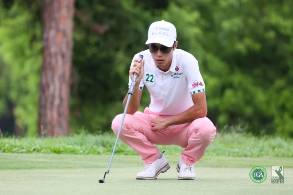 第一回合張緯綸以63桿-7獨居領先位置。TPGA/林聖凱攝