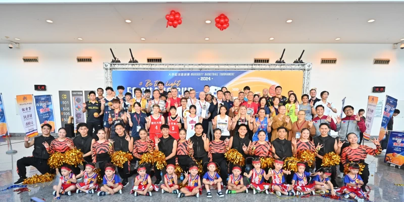 2024佛光盃大學籃球邀請賽23日登場,共有16支勁旅展開為期6天的賽程。三好體協提供