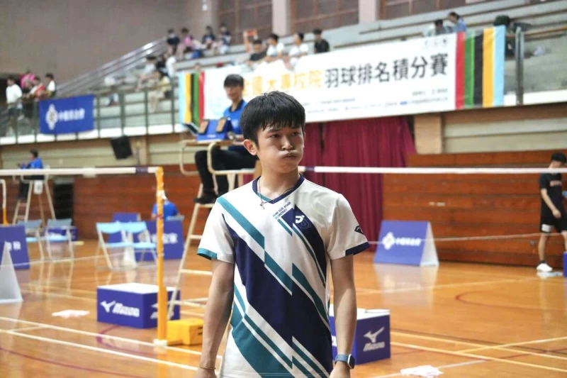中山大學江崑楷喜形於色。大專體總提供