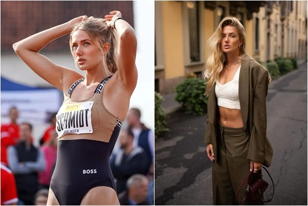 施密特Alica Schmidt。合成照片