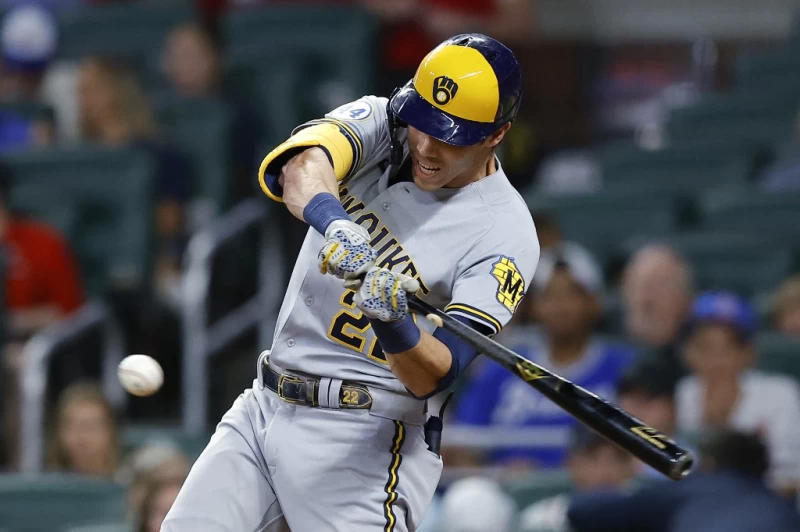 密爾瓦基釀酒人當家主砲葉力奇（Christian Yelich）本季恐報銷。法新社