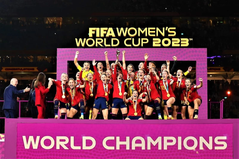 西班牙女足去年成為第五支女足世界盃冠軍國家。（取自FIFA官網）