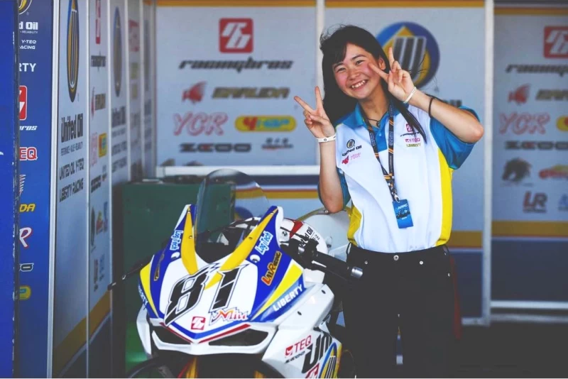 BIke B組去年奪下過分站冠軍的日本美少女選手中原美海回歸參賽。摘自中原美海IG