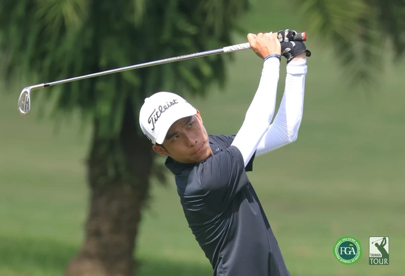 第一回合張哲瑜65桿以-7暫並列第一。Tpga ／鍾豐榮攝