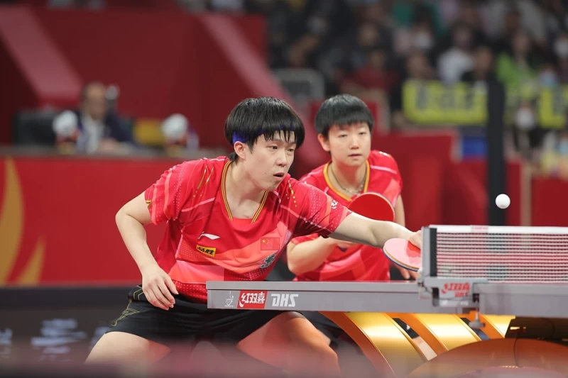 「莎頭組合」王楚欽/孫穎莎。ITTF粉專